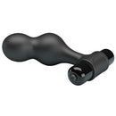 MR PLAY vibrating silicone Butt Plug 10 x Ø 3 cm