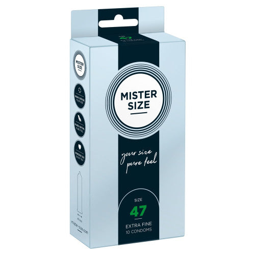 Mister Size 47 mm 10 pieces