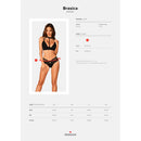 Obsessive Brasica Panties with straps Black