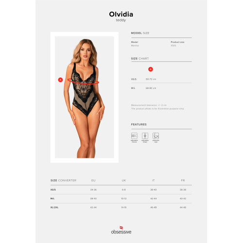 Obsessive Olvidia Lacy Teddy Black