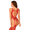 Obsessive N122 Red Bodystocking O/S