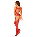 Obsessive N122 Red Bodystocking O/S