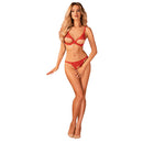 Obsessive Bergamore Bra and Thong Red