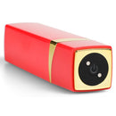 10 Speed Red Rechargeable Silicone Vibrating Lipstick