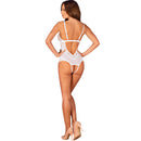 Obsessive Heavenlly white crotchless teddy