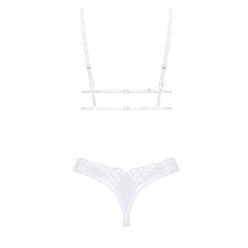 Obsessive Heavenlly white bra and thong set