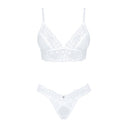 Obsessive Heavenlly white bra and thong set