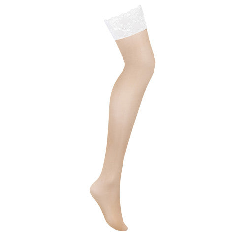 Obsessive Heavenlly stockings with white lace