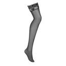 Obsessive Maderris elegant stockings with lace Black