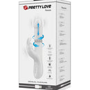 PRETTY Love Reese thrusting & rotating Rabbit vibrator WHITE