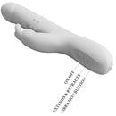 PRETTY Love Reese thrusting & rotating Rabbit vibrator WHITE