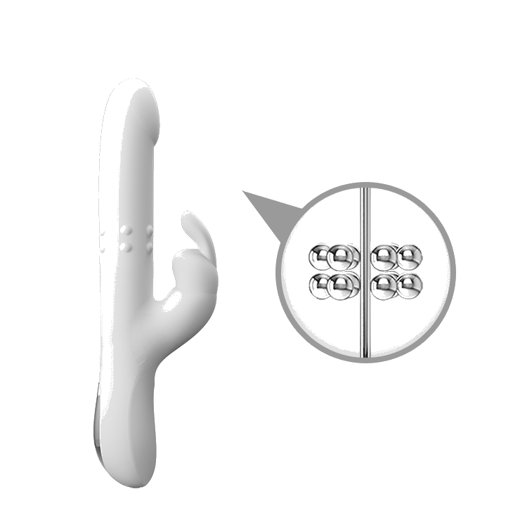 PRETTY Love Reese thrusting & rotating Rabbit vibrator WHITE