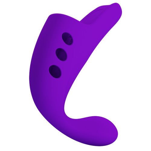 Pretty Love Gorgon finger sleeve vibrator Blue