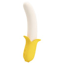 Pretty love Banana Geek silicone thrusting vibrator