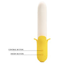Pretty love Banana Geek silicone thrusting vibrator