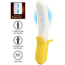 Pretty love Banana Geek silicone thrusting vibrator