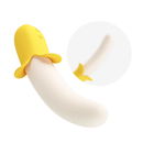 Pretty love Banana Geek silicone thrusting vibrator