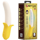 Pretty love Banana Geek silicone thrusting vibrator