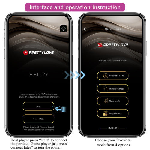 Pretty love Baird Anal & G-Spot APP Vibrator
