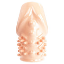 PRETTY LOVE MATIAS soft penis head sleeve FLESH WHITE