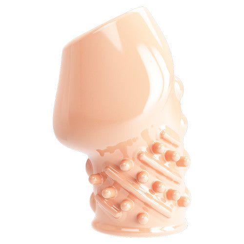 PRETTY LOVE MATIAS soft penis head sleeve FLESH WHITE