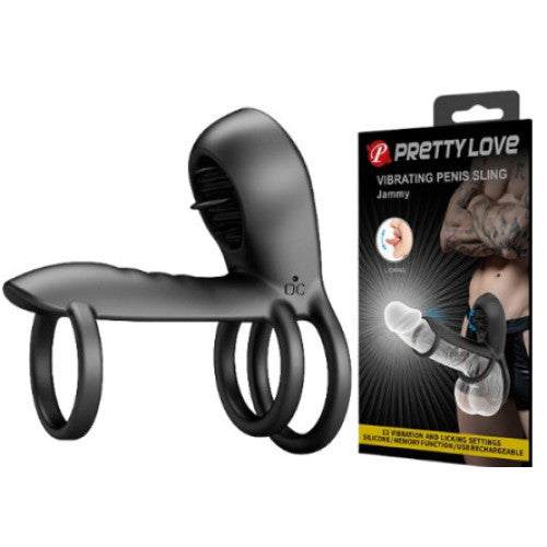 Pretty Love Jammy vibrating penis sling