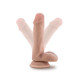 DR SKIN Plus Posable dildo with balls Vanilla 15 x 3 cm