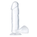 B YOURS Diamond Glimmer Dildo Clear 20 x 4.4 cm