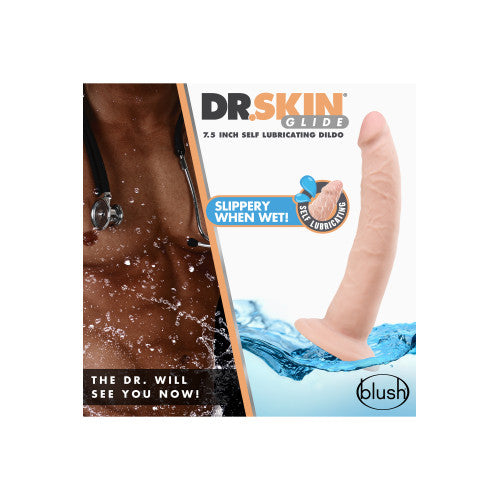 DR SKIN Self Lubricating Dildo 19 x 3.8 cm