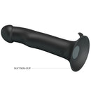 Pretty Love Murray Pulsating & Vibrating Dildo - Black