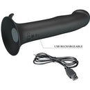 Pretty Love Murray Pulsating & Vibrating Dildo - Black