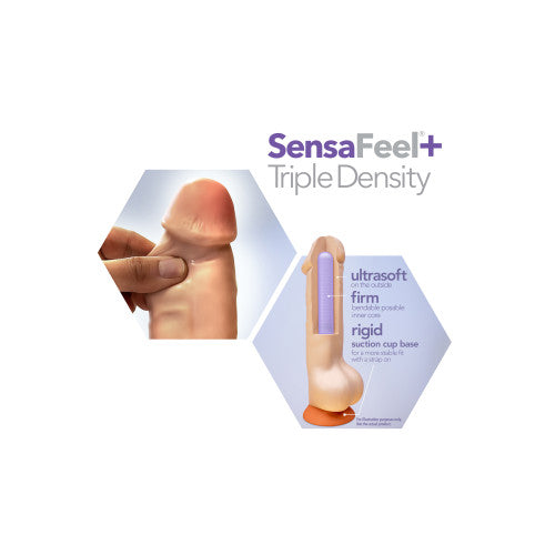DR SKIN Plus Posable dildo Vanilla 19 x 3.8 cm