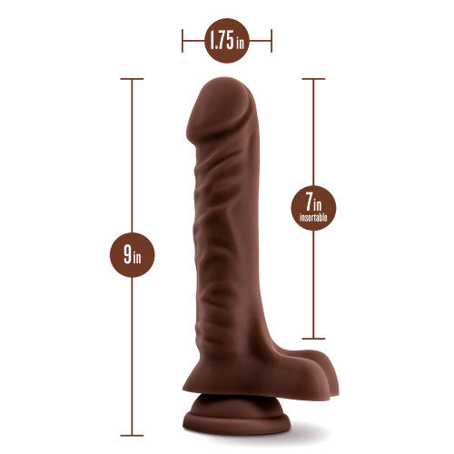 LOVERBOY THE DJ dildo Chocolate 23 x 4.4 cm