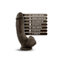 LOVERBOY THE MECHANIC dildo Chocolate 22.8 x 5 cm