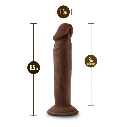 DR SKIN Plus Posable dildo Chocolate 16.5 x 3.8 cm