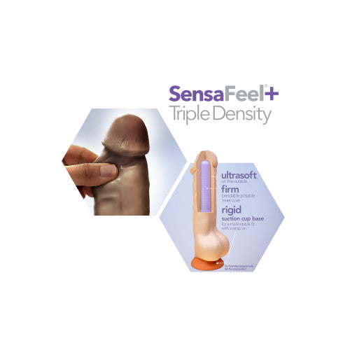 DR SKIN Plus Posable dildo Chocolate 16.5 x 3.8 cm