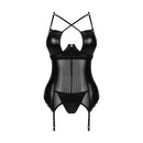 Obsessive Norides corset and thong Black