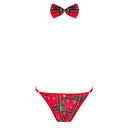 Mr Merrilo Festive Thong with Bow Tie O/S
