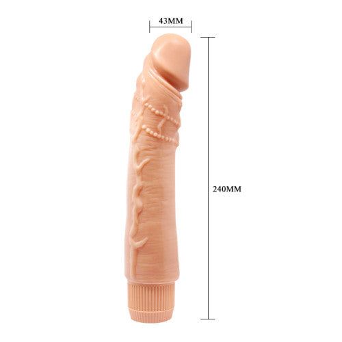 Barbara Dybbuk realistic penis shape dildo vibrator 24 x 4.3 cm
