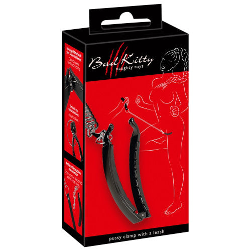 Bad Kitty Pussy clamp with a leash