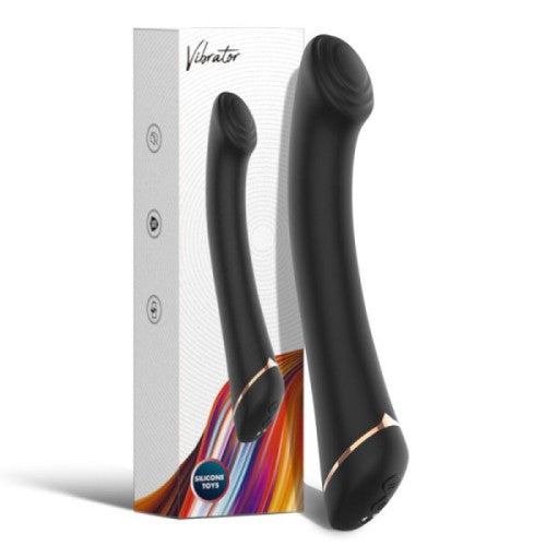 TOYBOX MARIO Flattened Tip G and P spot Vibrator Black