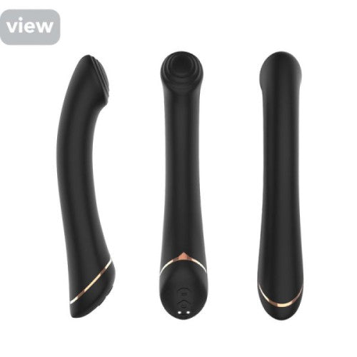 TOYBOX MARIO Flattened Tip G and P spot Vibrator Black