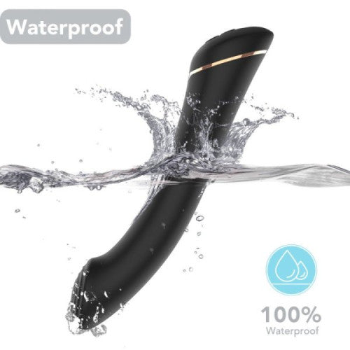 TOYBOX MARIO Flattened Tip G and P spot Vibrator Black