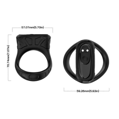 TOYBOY RINGO vibrating cock and balls splitting ring