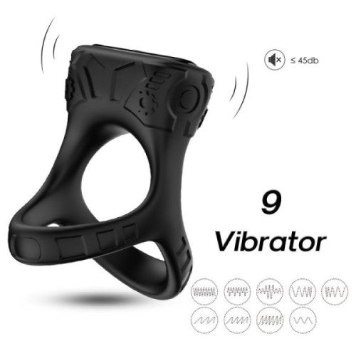 TOYBOY RINGO vibrating cock and balls splitting ring