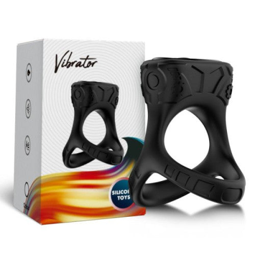 TOYBOY RINGO vibrating cock and balls splitting ring