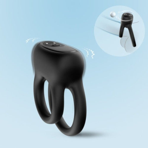 TOYBOY ROY silicone double loop vibe ring