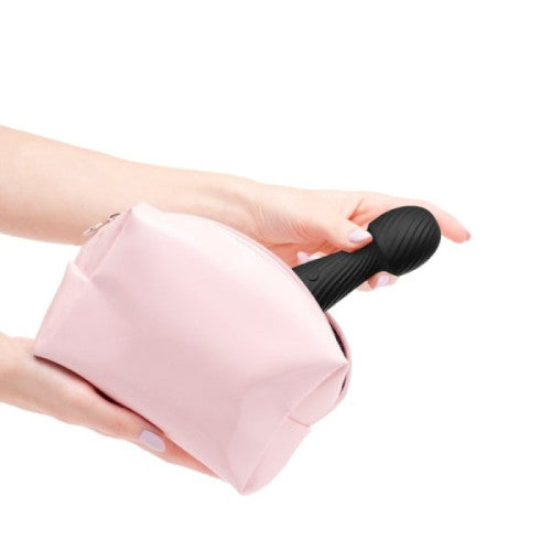 TOYBOX mini WANDA massaging vibrator BLACK 13 CM