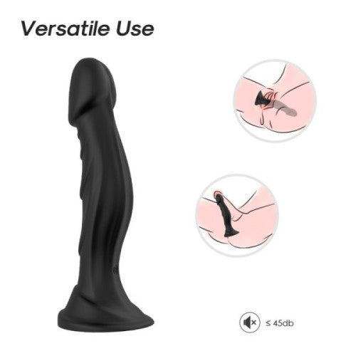 TOYBOY RUFUS remote controlled suctioned dildo vibrator