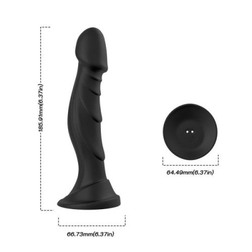 TOYBOY RUFUS remote controlled suctioned dildo vibrator